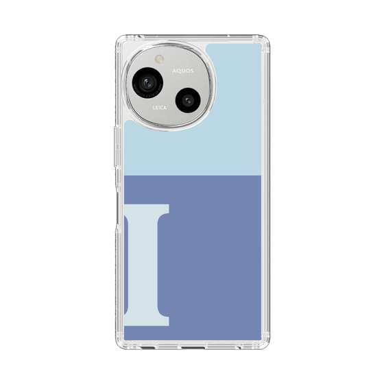 Slim Protection Case［ Original - initial two tone - I blue ］