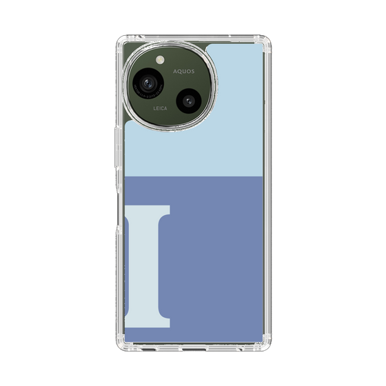 Slim Protection Case［ Original - initial two tone - I blue ］