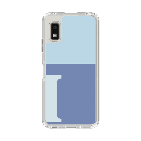 Slim Protection Case［ Original - initial two tone - I blue ］