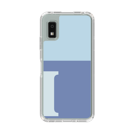 Slim Protection Case［ Original - initial two tone - I blue ］