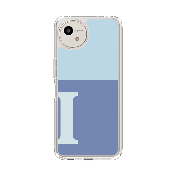 Slim Protection Case［ Original - initial two tone - I blue ］
