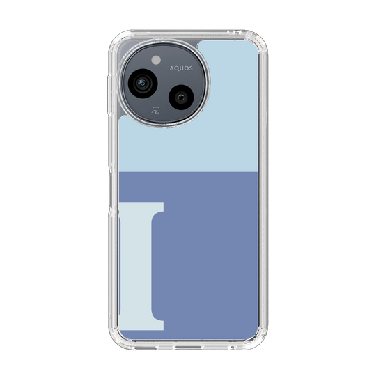 Slim Protection Case［ Original - initial two tone - I blue ］