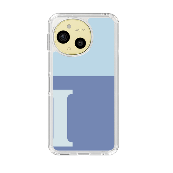 Slim Protection Case［ Original - initial two tone - I blue ］
