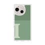 Slim Protection Case［ Original - initial two tone - I green ］