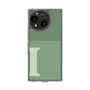 Slim Protection Case［ Original - initial two tone - I green ］