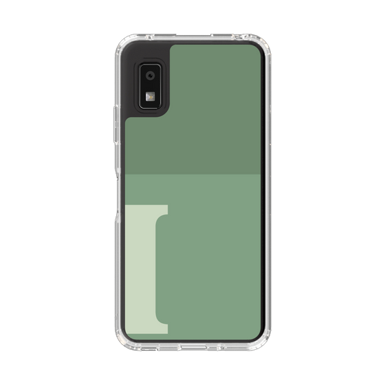 Slim Protection Case［ Original - initial two tone - I green ］