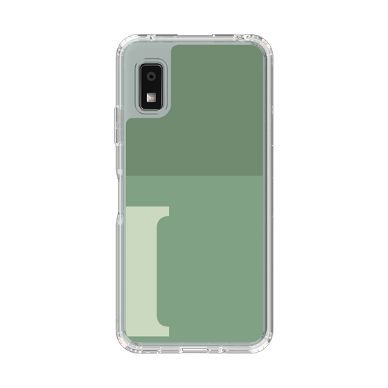Slim Protection Case［ Original - initial two tone - I green ］