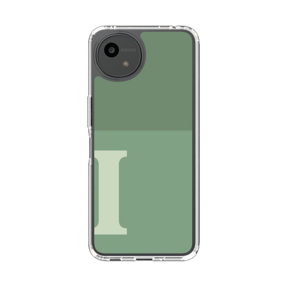 Slim Protection Case［ Original - initial two tone - I green ］