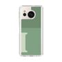 Slim Protection Case［ Original - initial two tone - I green ］