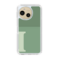 Slim Protection Case［ Original - initial two tone - I green ］