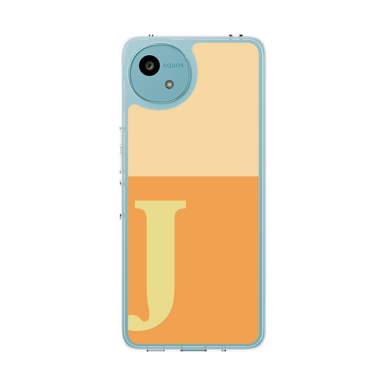 Slim Protection Case［ Original - initial two tone - J orange ］
