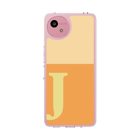Slim Protection Case［ Original - initial two tone - J orange ］
