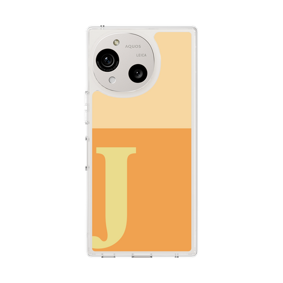 Slim Protection Case［ Original - initial two tone - J orange ］