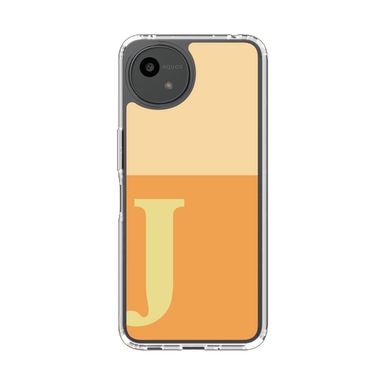 Slim Protection Case［ Original - initial two tone - J orange ］
