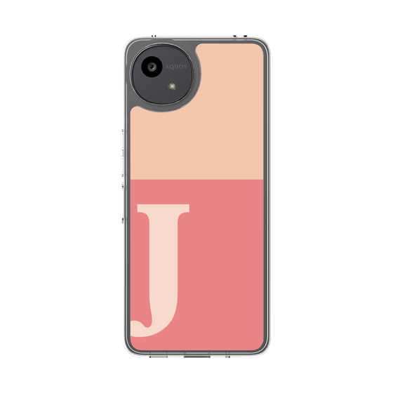 Slim Protection Case［ Original - initial two tone - J pink ］