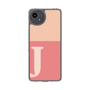 Slim Protection Case［ Original - initial two tone - J pink ］