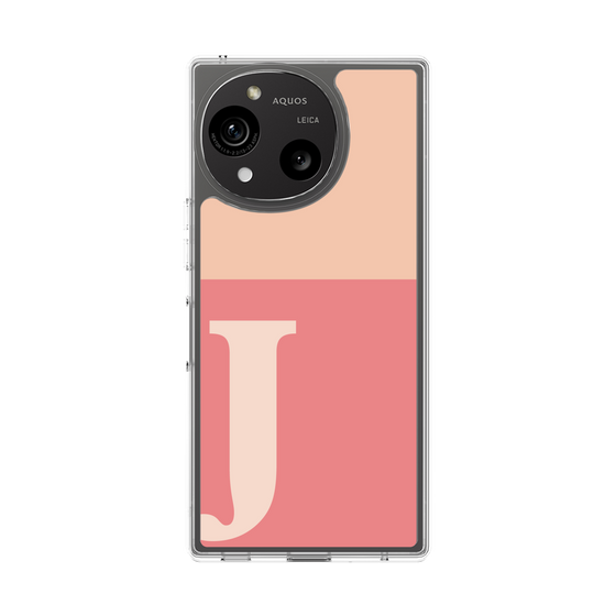 Slim Protection Case［ Original - initial two tone - J pink ］