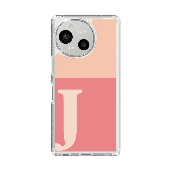Slim Protection Case［ Original - initial two tone - J pink ］