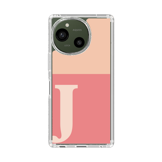 Slim Protection Case［ Original - initial two tone - J pink ］