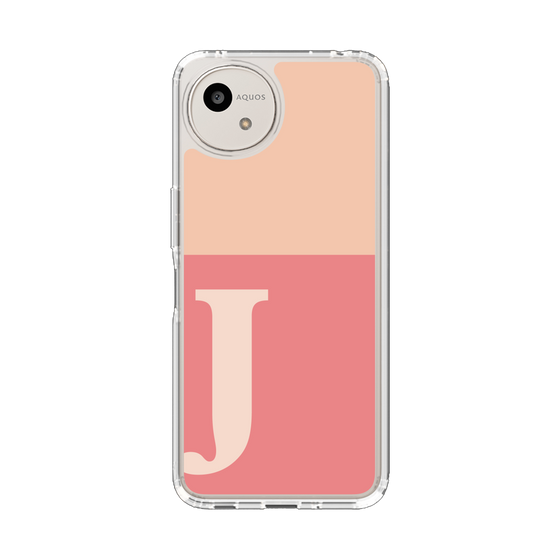 Slim Protection Case［ Original - initial two tone - J pink ］