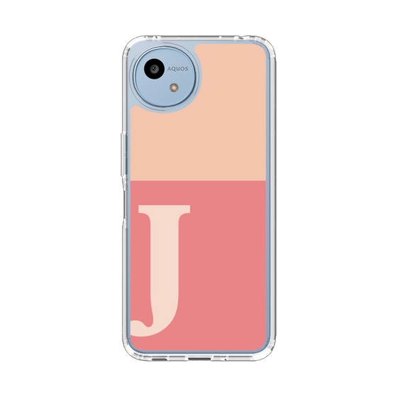 Slim Protection Case［ Original - initial two tone - J pink ］