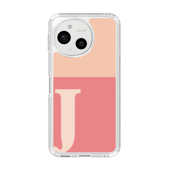 Slim Protection Case［ Original - initial two tone - J pink ］