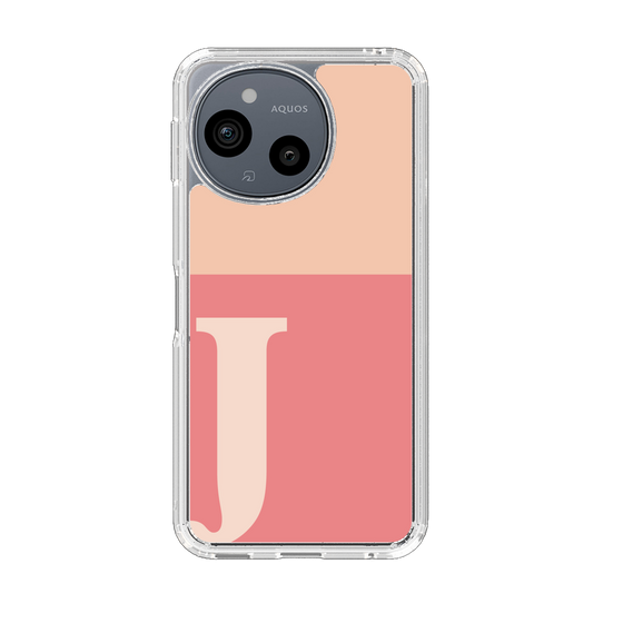 Slim Protection Case［ Original - initial two tone - J pink ］