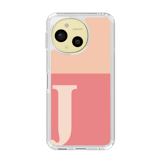 Slim Protection Case［ Original - initial two tone - J pink ］