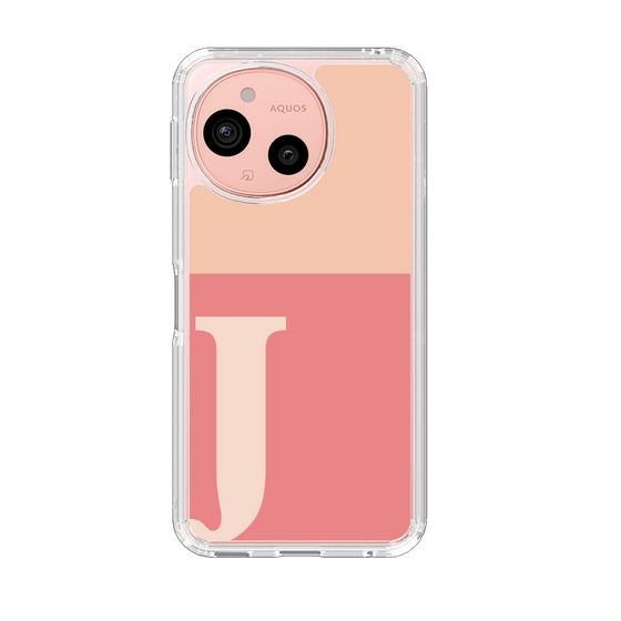 Slim Protection Case［ Original - initial two tone - J pink ］