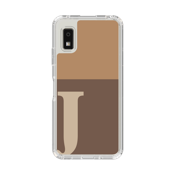 Slim Protection Case［ Original - initial two tone - J brown ］