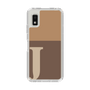 Slim Protection Case［ Original - initial two tone - J brown ］