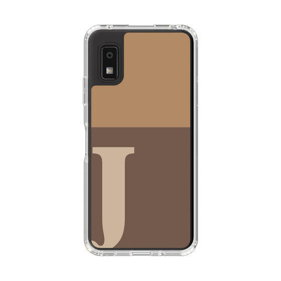 Slim Protection Case［ Original - initial two tone - J brown ］