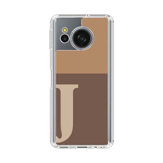 Slim Protection Case［ Original - initial two tone - J brown ］
