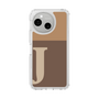 Slim Protection Case［ Original - initial two tone - J brown ］