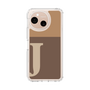 Slim Protection Case［ Original - initial two tone - J brown ］