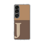 Slim Protection Case［ Original - initial two tone - J brown ］