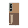 Slim Protection Case［ Original - initial two tone - J brown ］