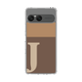 Slim Protection Case［ Original - initial two tone - J brown ］