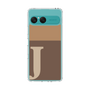 Slim Protection Case［ Original - initial two tone - J brown ］