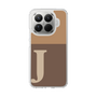 Slim Protection Case［ Original - initial two tone - J brown ］