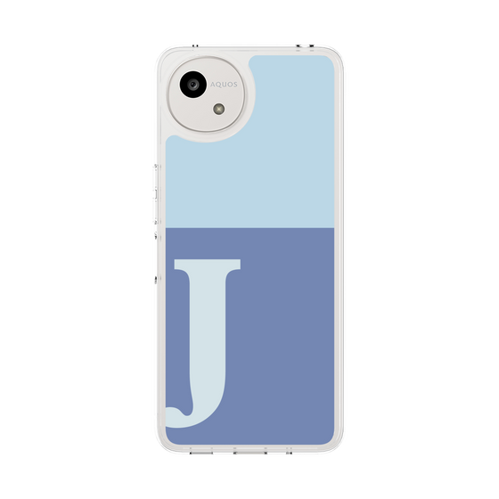 Slim Protection Case［ Original - initial two tone - J blue ］