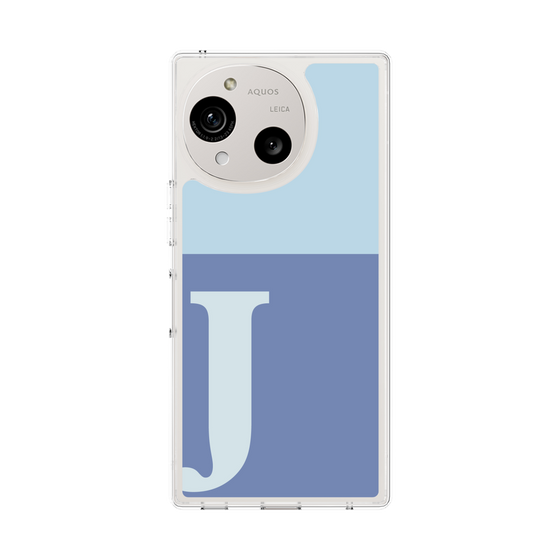Slim Protection Case［ Original - initial two tone - J blue ］