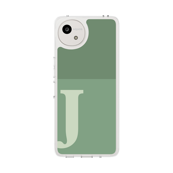Slim Protection Case［ Original - initial two tone - J green ］