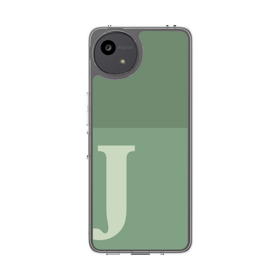 Slim Protection Case［ Original - initial two tone - J green ］