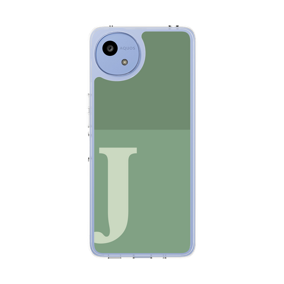 Slim Protection Case［ Original - initial two tone - J green ］