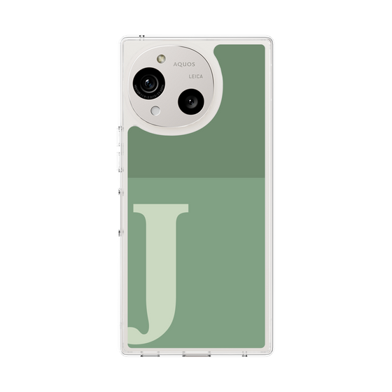 Slim Protection Case［ Original - initial two tone - J green ］