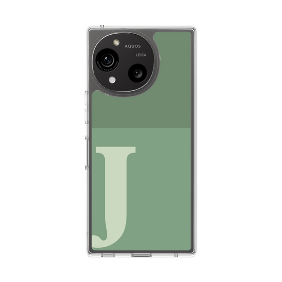 Slim Protection Case［ Original - initial two tone - J green ］