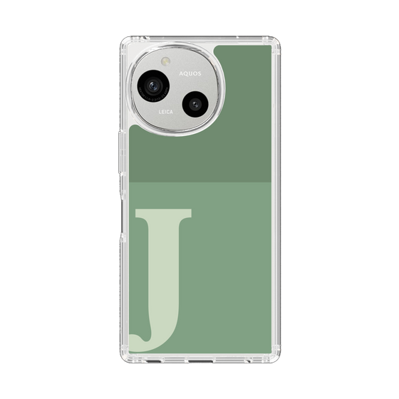Slim Protection Case［ Original - initial two tone - J green ］