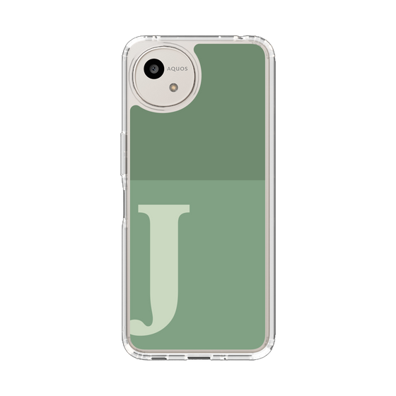 Slim Protection Case［ Original - initial two tone - J green ］