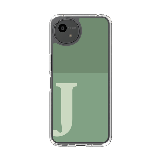Slim Protection Case［ Original - initial two tone - J green ］